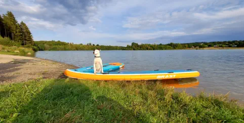 Blockhaus Bärenbüsch mit Klimaanlage und eigenem Grillkamin
